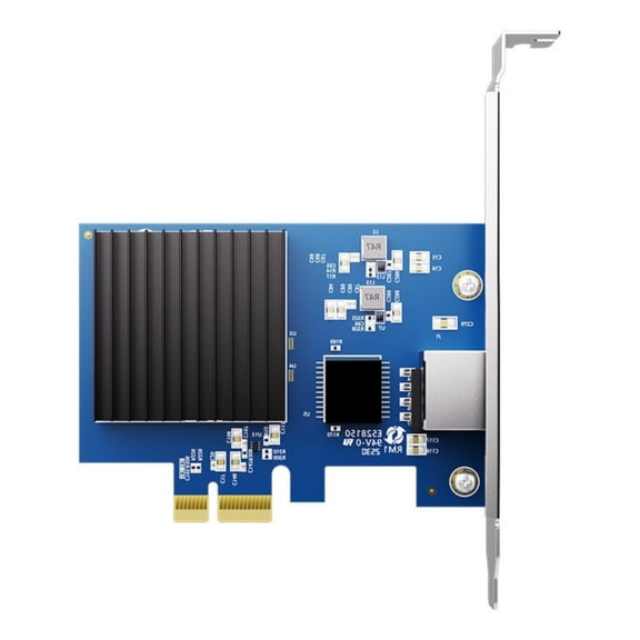 Whaledi Low Profile Metal 10G Ethernet Card PCIe4.0 For Small Form Factor PC Builds