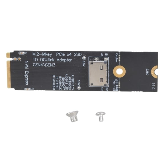Whaledi M.2 M-Key PCIEX4 SSD to ocul ink SFF 8612 Port Adapter NVME to U.2 Converter