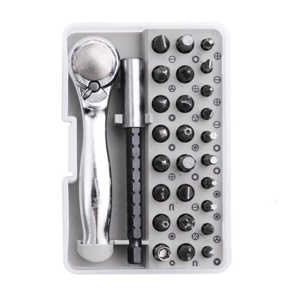 Whaledi Maintenance Repairing Tool Right Angles Screwdriver with Replaceable Bits