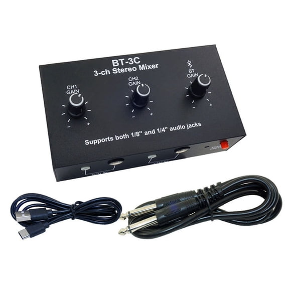 Whaledi Metal Bluetooth-compatible Sound Mixer For Musicians And Podcast Creators
