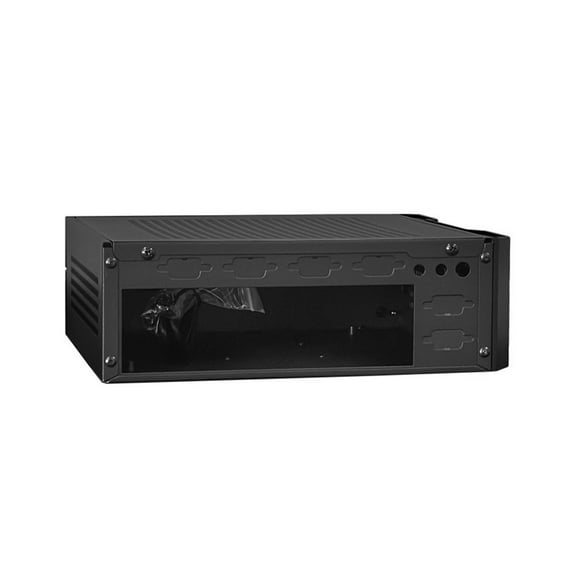 Whaledi Mini ITX Computer Case HTPC Small Form Factor Easy Cooling for Home Theater
