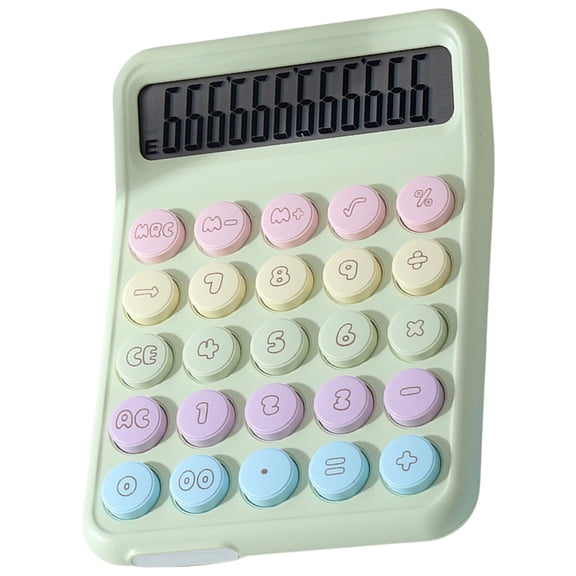 Whaledi Modern Design Mechanical Keypad Calculator User Friendly Display Calculator