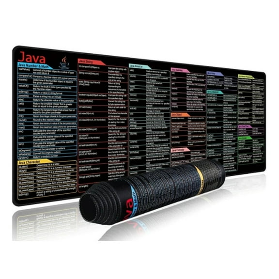Whaledi Oversized Computer Keyboards Mouse Pad with Excels and Programming Shortcut