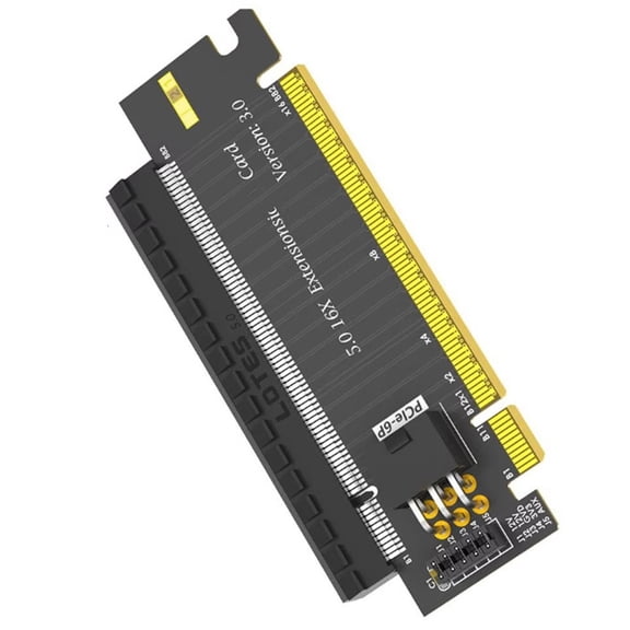 Whaledi PCIE 5.0 X16 Card Reinforced Slot PCIe 5.0 X16 Adapter Card Accessories