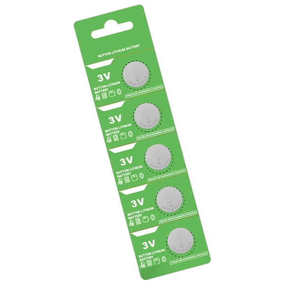 Whaledi Pack of 5pcs CR2032 Lithium Coin Cell Batteries 210mAh For Small Electronics