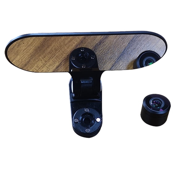 Whaledi Piano Fisheye Lens Overhead Camera Lenses Online Class WideAngle Lens Dual-screen, Full-key Universal Home School Teaching Tool