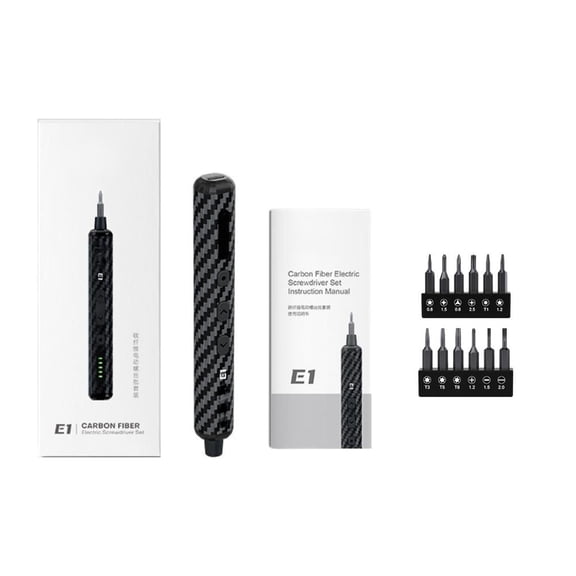 Whaledi Precisions Electric Screwdriver With Carbon Fiber Handle For Electronics Repair