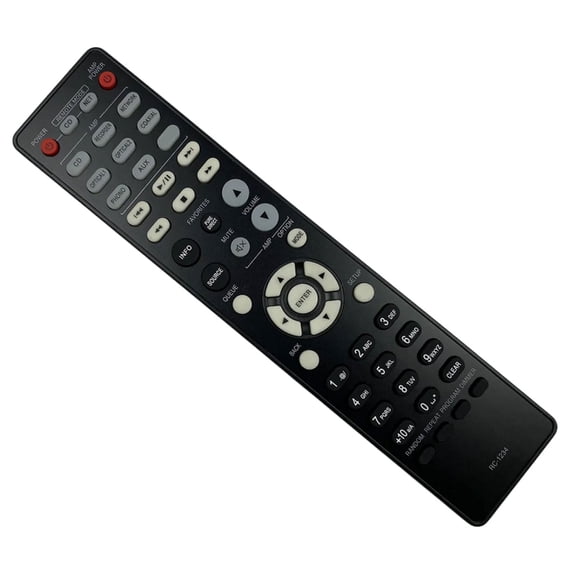 Whaledi Quick Change Battery Remote Control for RC1234 Television Ergonomic