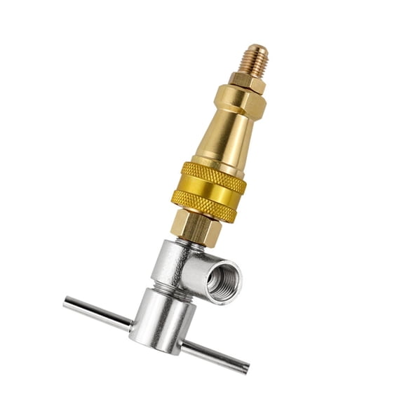 Whaledi Quick Coupling Fridge Refrigerants Refill Adapter Quick Connect Tool