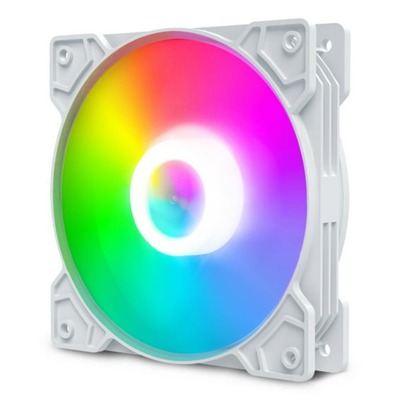 Whaledi Quiet 12CM 4 Pin Computer Case Cooling Fan with Wire Management Feature
