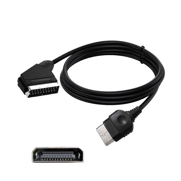 Whaledi RGBs SCART AV Cable for Original Gen1 Consoles 180cm Black