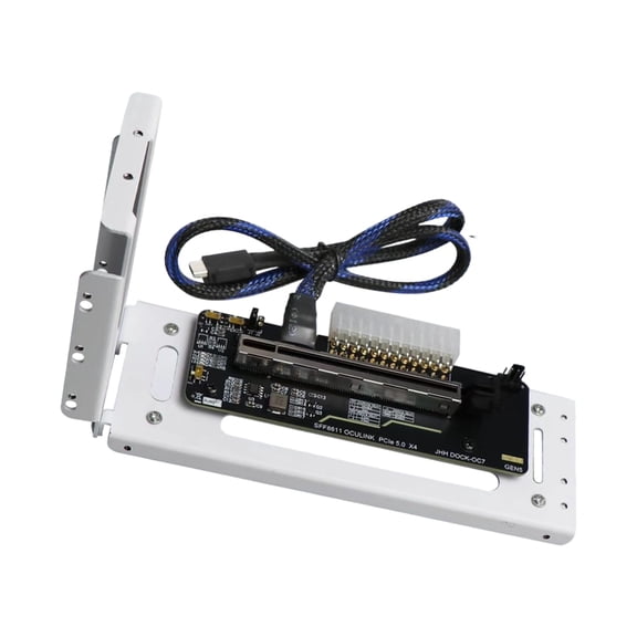 Whaledi SFF 8611 M.2 External Graphics Card GPU Holder Dock Pcie 5.0 X4 Gen4