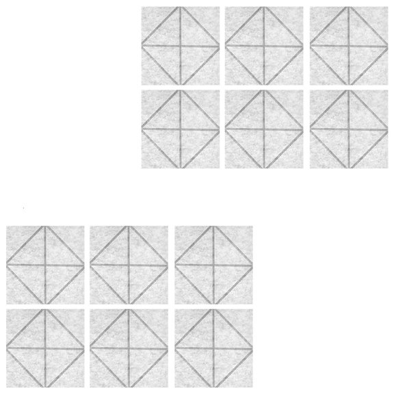 Whaledi Set of 12 Self Adhesive Acoustics Foam Panels Soundproof Wall Panels for Room