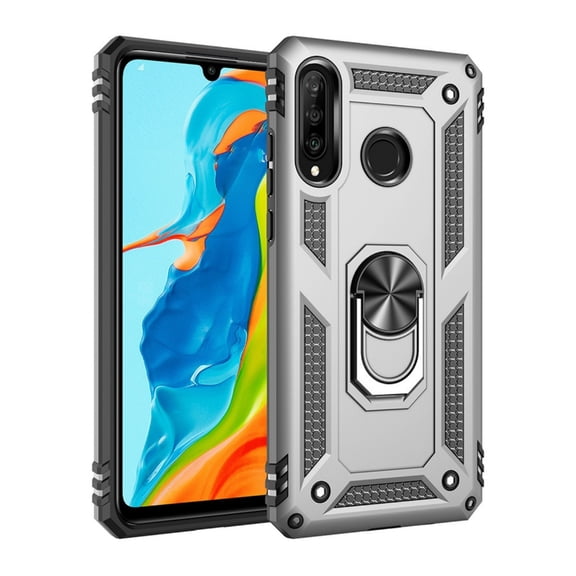 Whaledi Skin Cover Case for P30/Lite Shockproof Bumper Shell with Kickstand