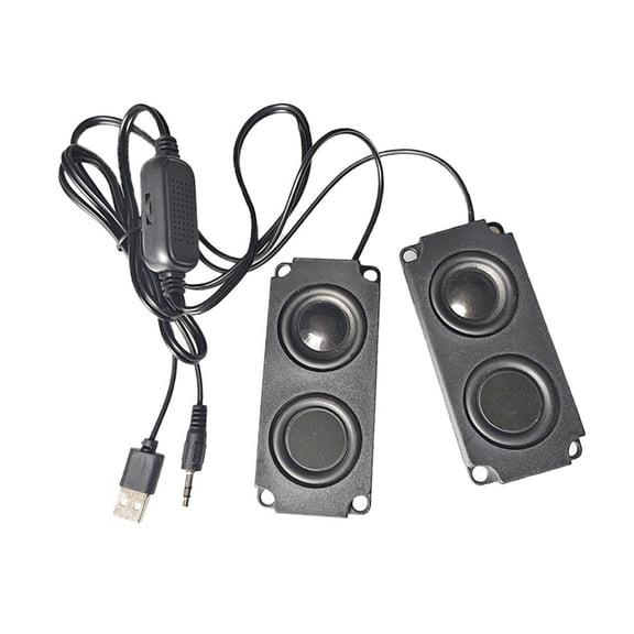 Whaledi Space Saving Speaker Computer TV Projector Mobile Phone Speaker Subwoofer