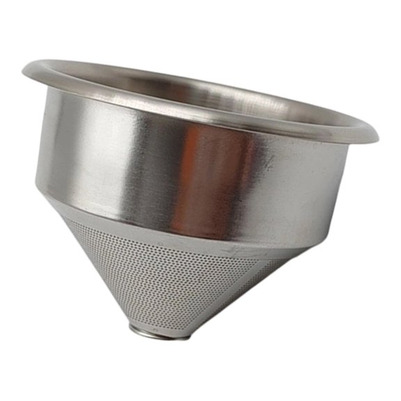 Whaledi Stainless Steel Filter Basket Powder Bowl Coffee Grounds Filtering Tool