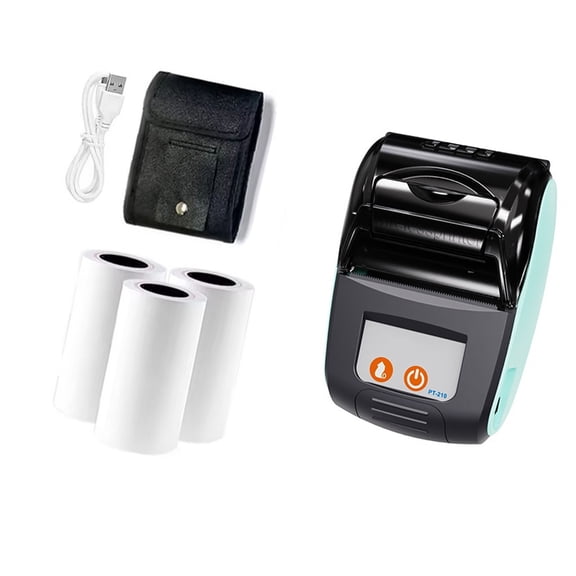Whaledi Thermaled Printer Bluetooth-Compatible 57mm Paper Support Multiple Barcodes