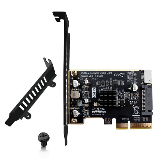 Whaledi Thickened Gold Finger USB 3.2 Expansion Card For Various Motherboards Type