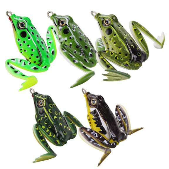 Whaledi Topwater Frogs Lures Trout Swimbait 5cm Artificial Fishing Lures