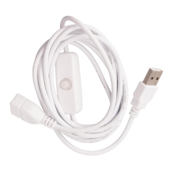 Whaledi USB 2.0 Male to Female Extension Data Cable With ON/OFF Switch for PC Laptop