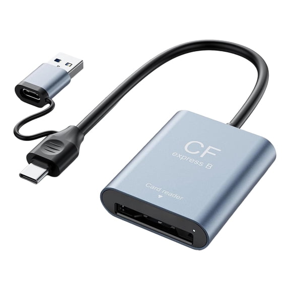 Whaledi USB 3.2 CFe Type B SD3.0 Memory Card Reader 10Gbps Portable Design