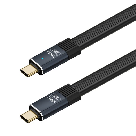 Whaledi USB 3.2 Type C Soft Board Cable, 20Gbps Speed OTG Compatible 8K60hz Video