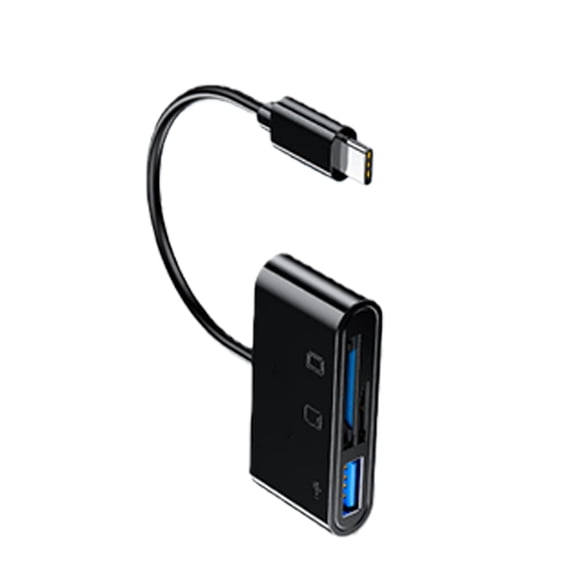 Whaledi USB C Card Reader Card Reader Converters USB C for Phone Laptop