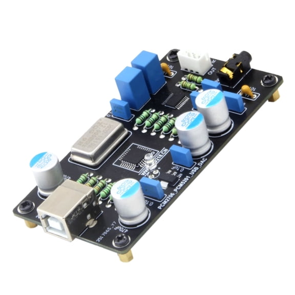 Whaledi USB External Sound Device PCM2706 PCM5102A USB 32 Bit Sound Card