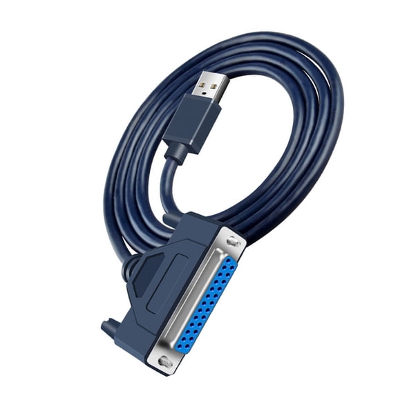 Whaledi USB to DB25 Printer Cable USB Male to 25 Pin DB25 Female 1248 Parallel