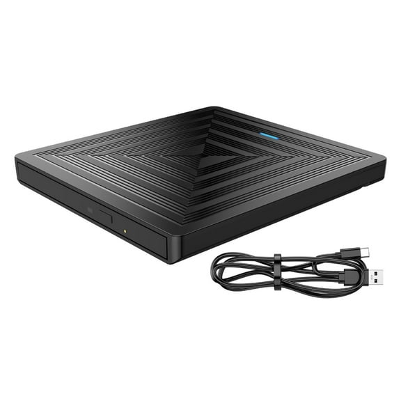 Whaledi USB3.0 External DVDs Rewriter Drive Plugs Play Compatible Computers
