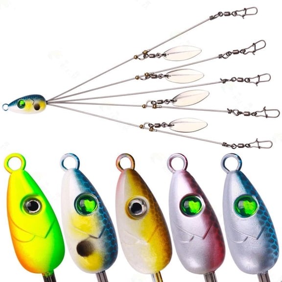 Whaledi Umbrella Rigs Fishing Rigs 5 Arm Rigs Swimbait Fishing Swimbait