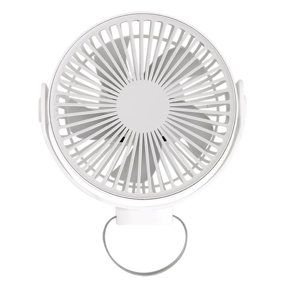 Whaledi Universal 360 Degree Rotation 7-Inch USB Desk Fan Hanging Fan for tent bed