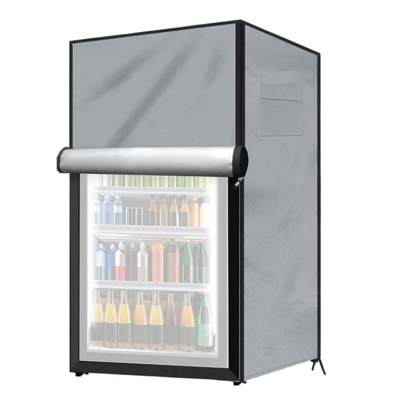 Whaledi Universal Outdoor Refrigerator Cover Dustproof Freezer Covers Easy to Use