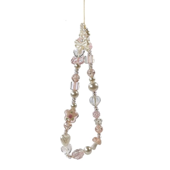 Whaledi Universal Phone Charm with Acrylic Beads Acrylic Beaded Strap for All Phones