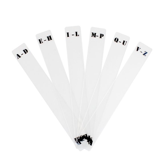 Whaledi Vinyl Record Separator Card Vinyl Record Divider Alphabet Divider Cards