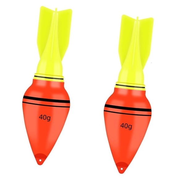 Whaledi Visible Tail Fishing Float Set 2 Pack for Night Angling Use Gear