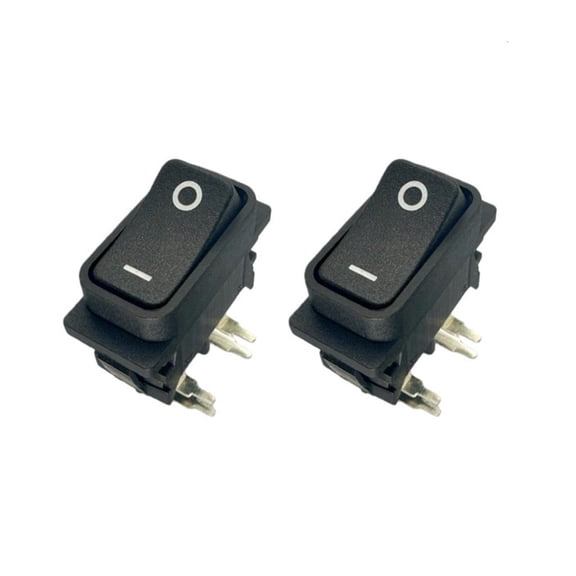 Whaledi Waterproof 16A Rocker Switcher 4 Pin 2 Position Toggle Button For Outdoor