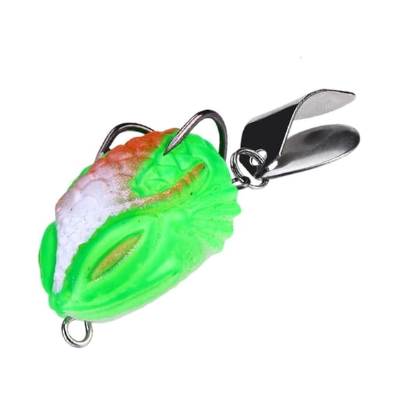 Whaledi Weedless Topwaters Frogs Fishing Lures Hollows Body Lures 3D Eye Fishing