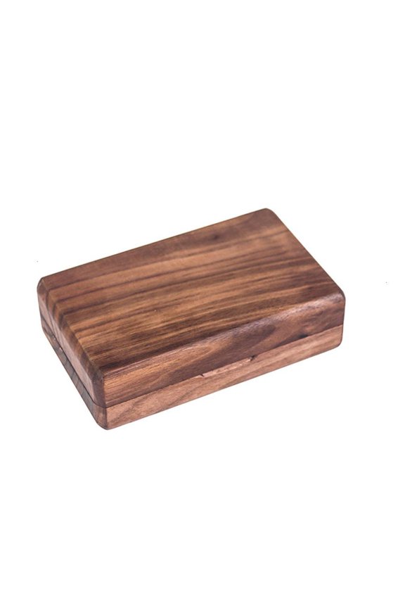 Wood Fly Fishing Box Containers Double Side Fishing Tackle Box Organizers
