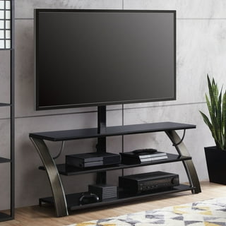 Mueble de TV 120 cm Dingo, Mueble de televisión, Mueble de TV con Patas,  Mesa de TV, sin iluminación LED, Distintos Colores (Castaño)  (Sonoma/Blanco) : : Electrónica
