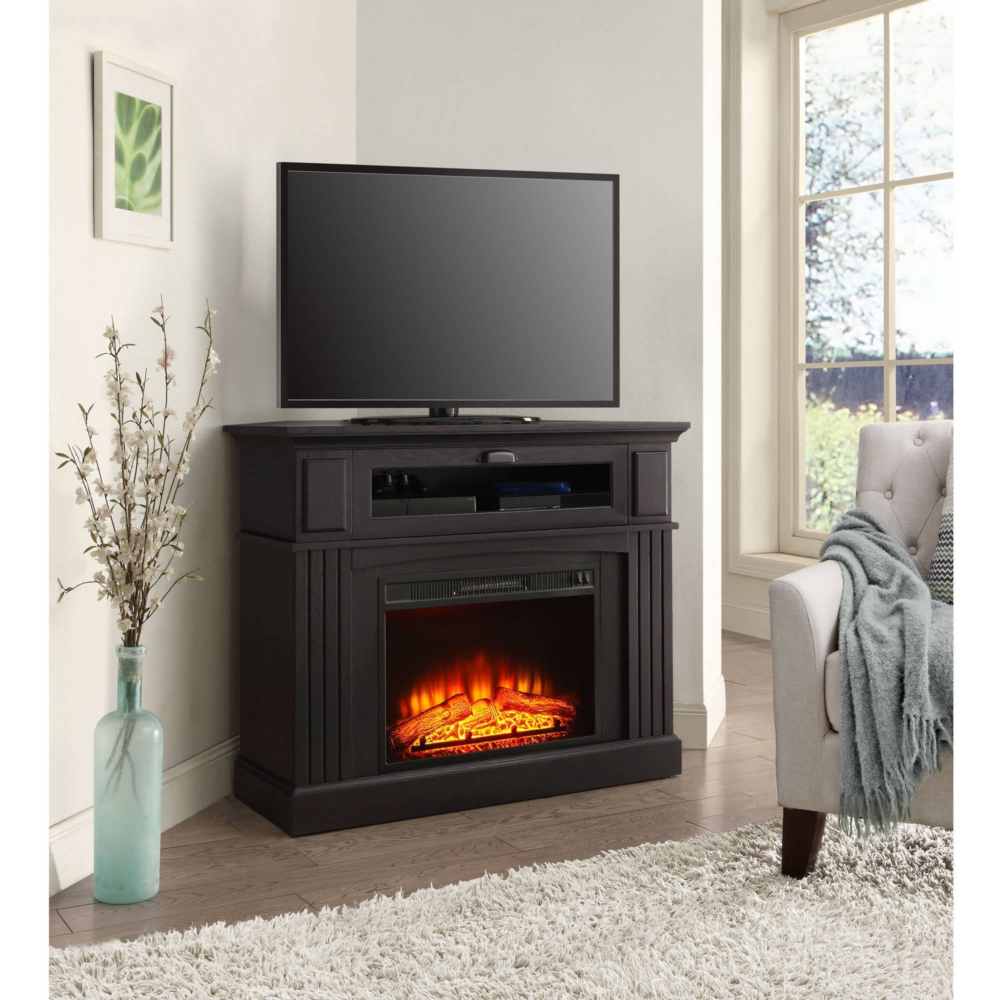 Whalen Sumner Corner Media Electric Fireplace for TVs up to 45