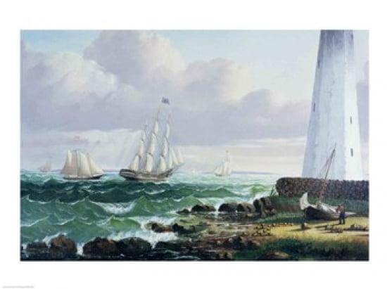 Whalers coming home Canvas Art - (24 x 18)