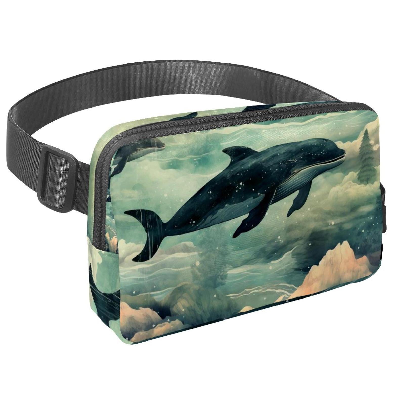 Whales Lightweight and Adjustable Running Belt Waist Pack Waist Bags for Unisex with Extension Strap