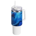 thumbnail image 1 of Whales Sea Floor 40 oz Tumbler with Handle Insulated&nbsp;Travel Mug&nbsp;Lid Straw Leak Proof Steel Vacuum Water Bottles Glasses Fits in Car Cup Holder, 1 of 7