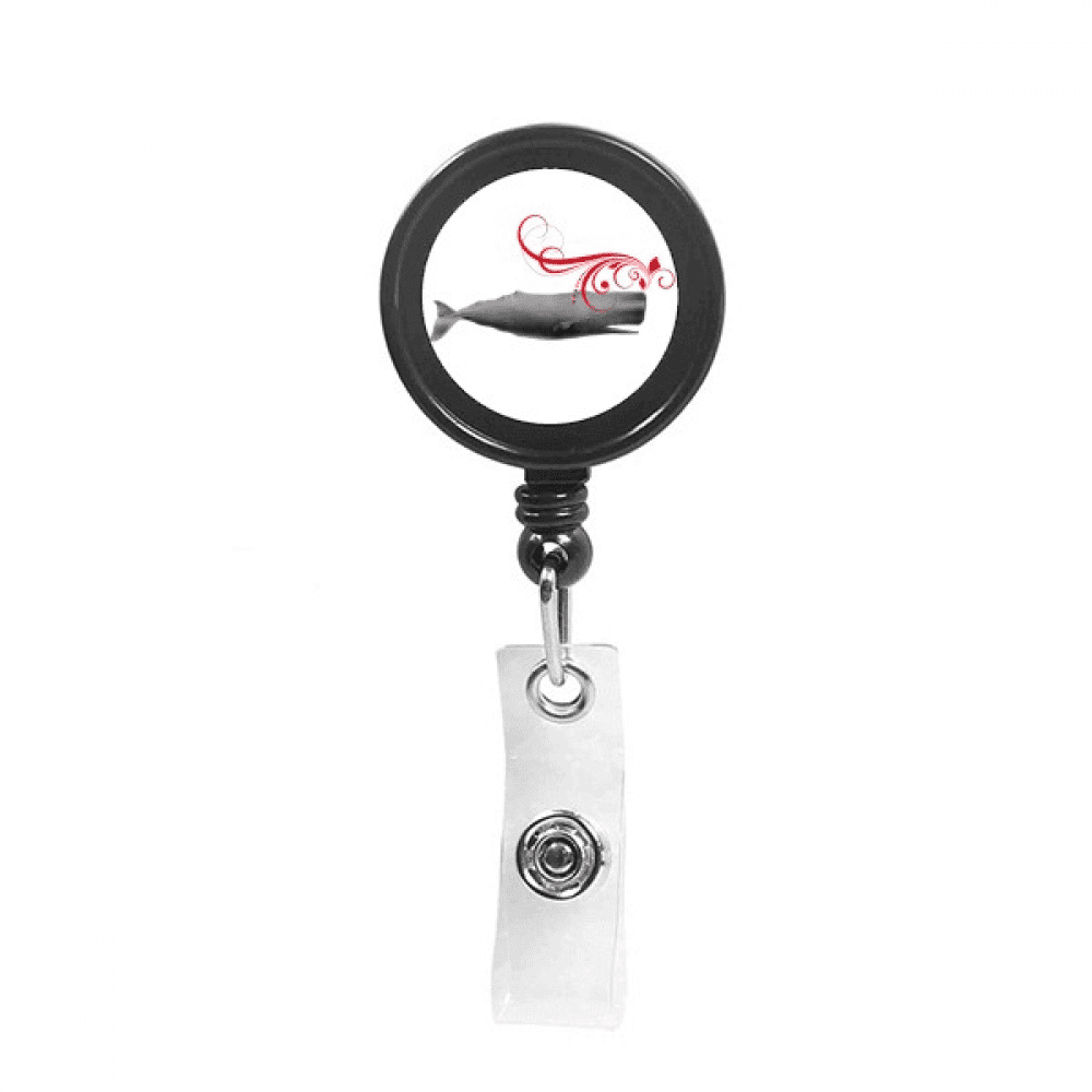 Whales Swim Breathe Retractable Keychain Badge Holder ID Badge