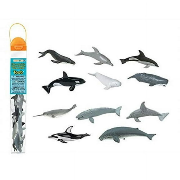 Whales and Dolphins Toob Mini Figures Safari Ltd