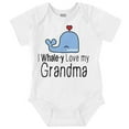 thumbnail image 1 of Whaley Really Love Grandma Cute Pun Romper Boys or Girls Infant Baby Brisco Brands 12M, 1 of 6