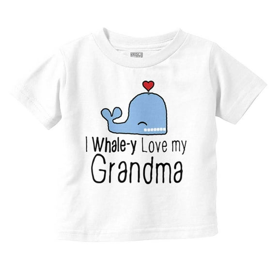 Whaley Really Love Grandma Cute Pun Toddler Boy Girl T Shirt Infant Toddler Brisco Brands 12M