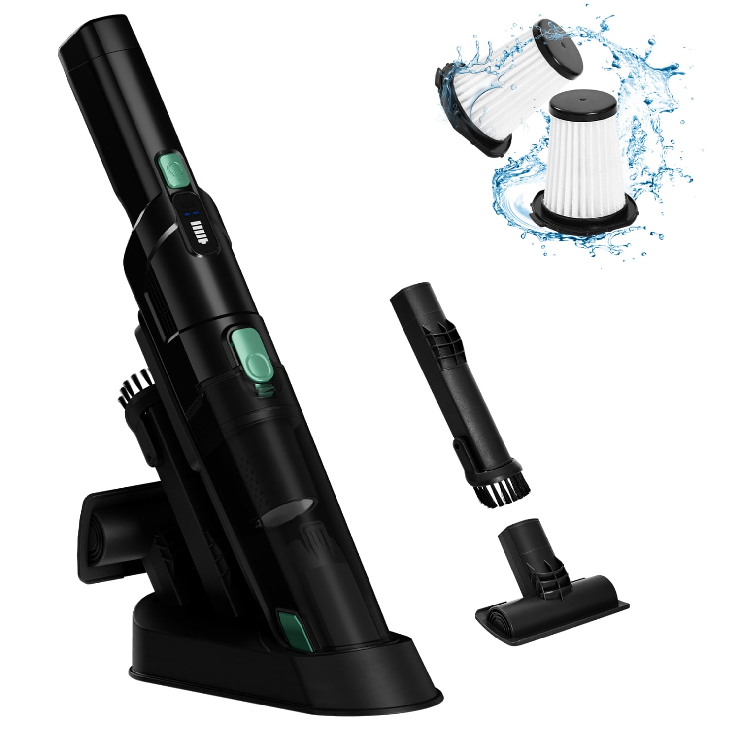 Whall Handheld Cordless VacuumPortable Vacuum with 15KPA Strong