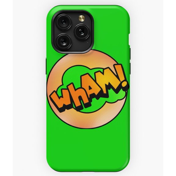Wham! Comic Book Graphic Pop Art Sound Effect A11639 Phone Case for iPhone 11 to 17 Pro Max
